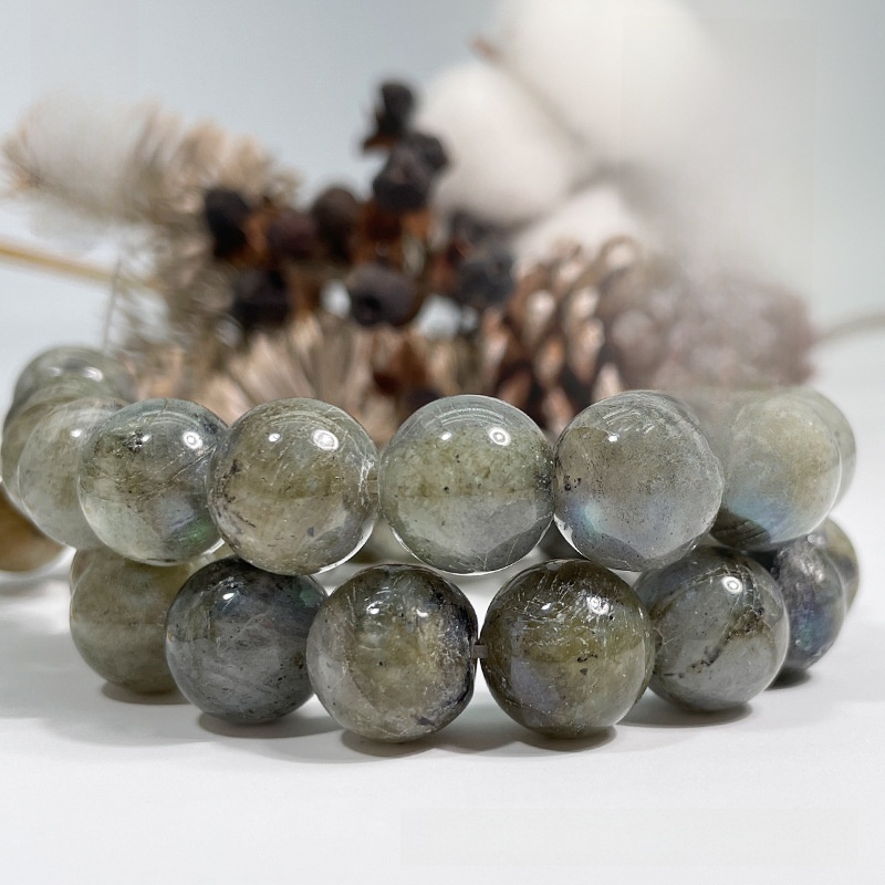 Natural Labradorite Round Loose Semi Gemstone Beads for Jewelry Making