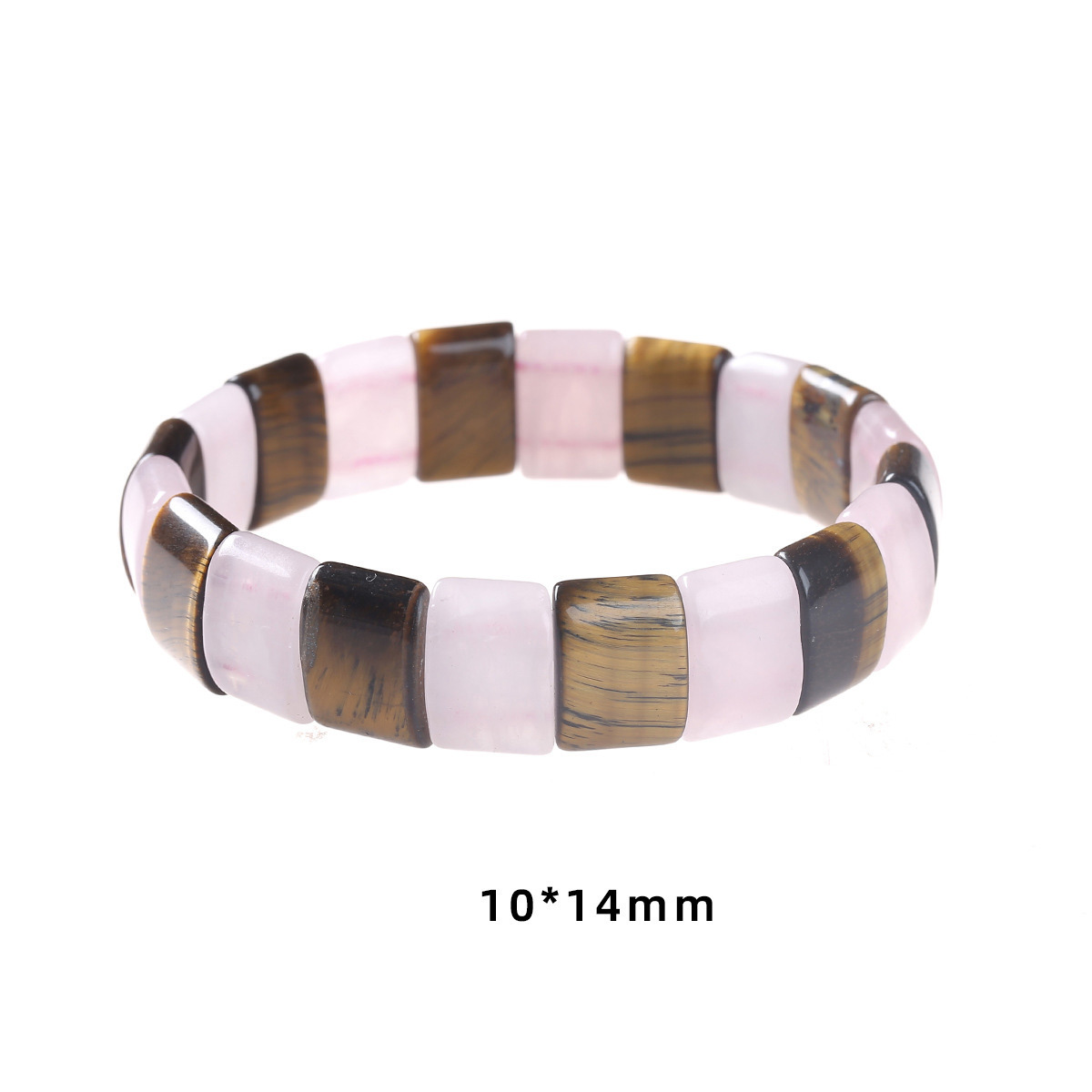 Multi-style Flat Bead Bracelet for Women Natural Semi Gemstone Crystal Beads Stretch Bracelet Factory Wholesale