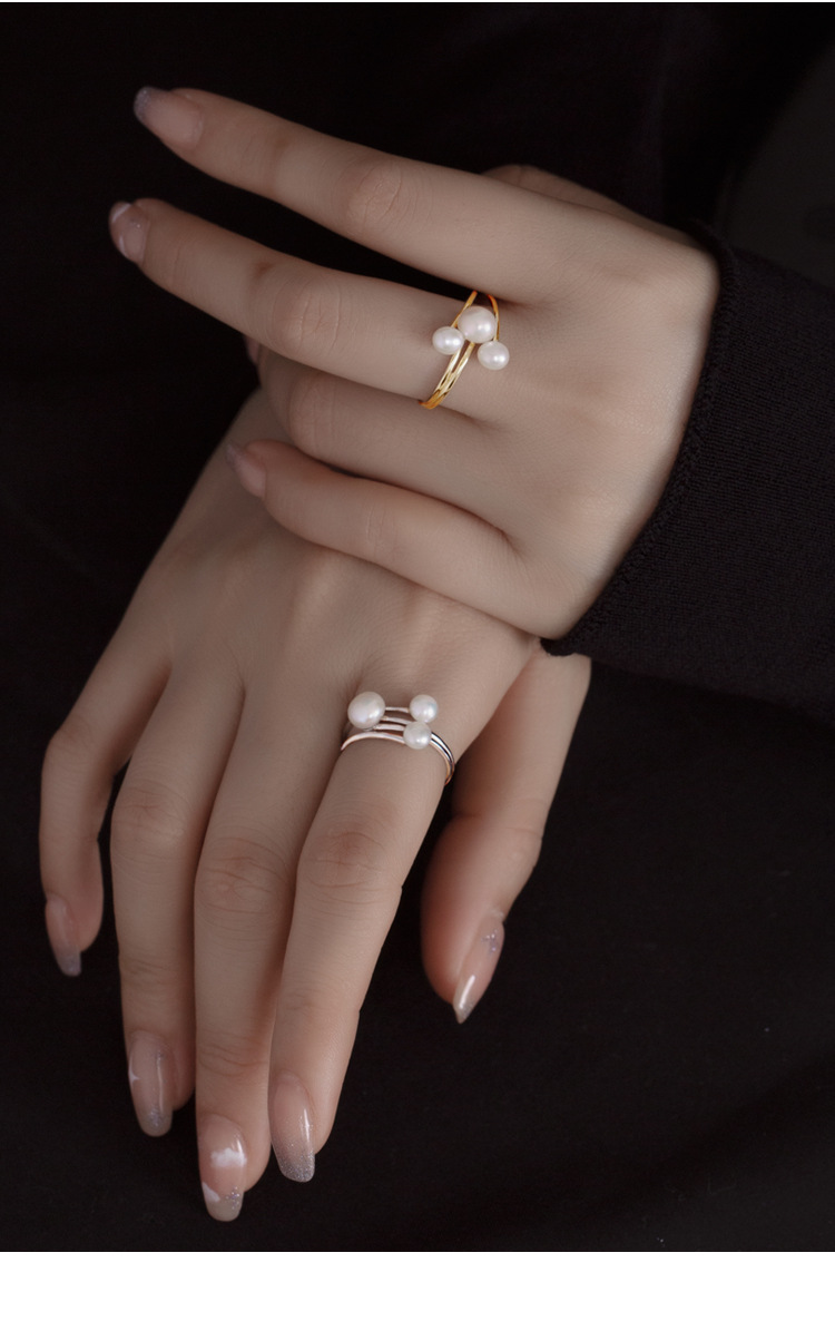 Fashion Rings S925 Sterling Silver Rings Jewelry Casual Design for Women