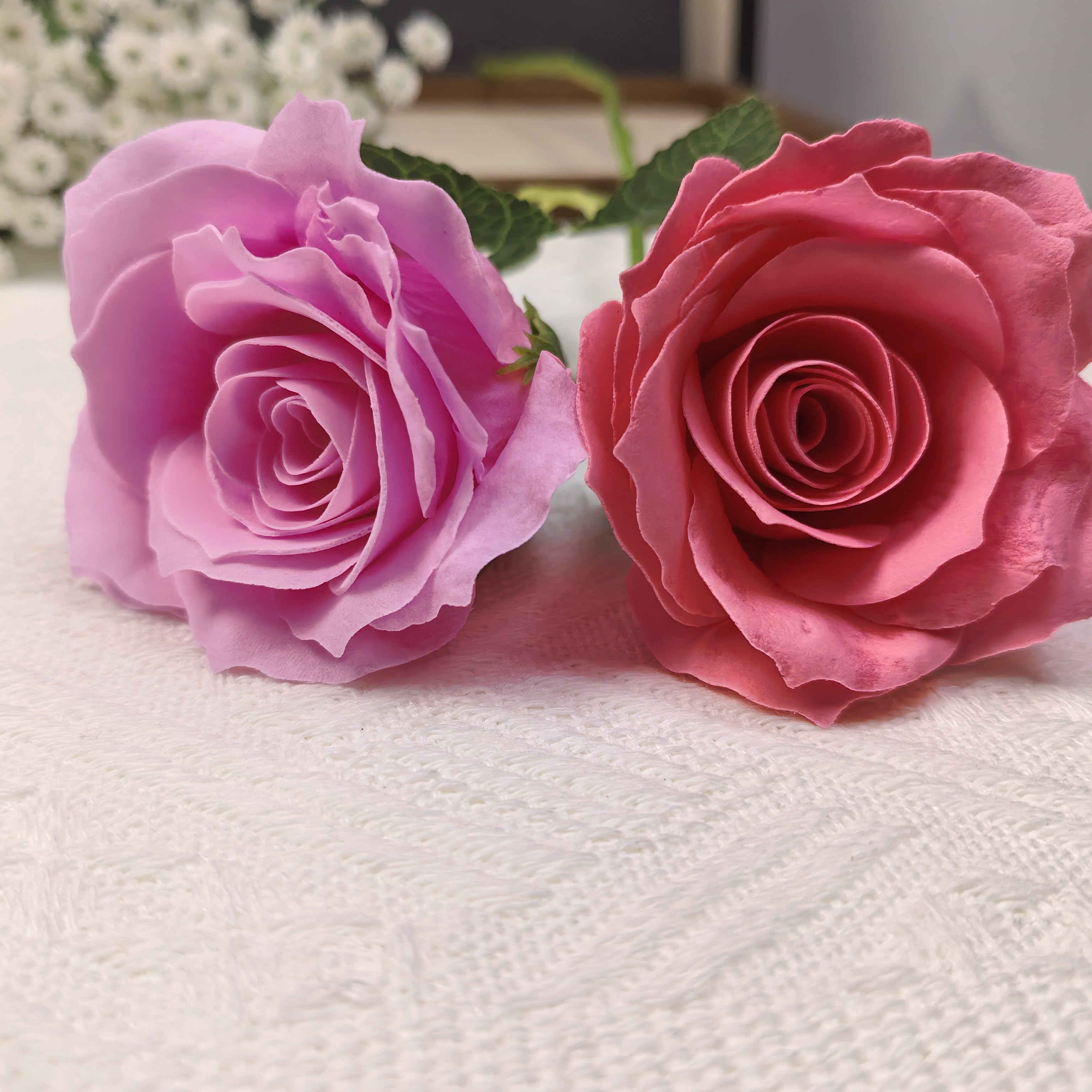 DIY Handmade Soap Flower Kit, Scented Rose Flower Craft Making Supplies for Home Decor &Gift