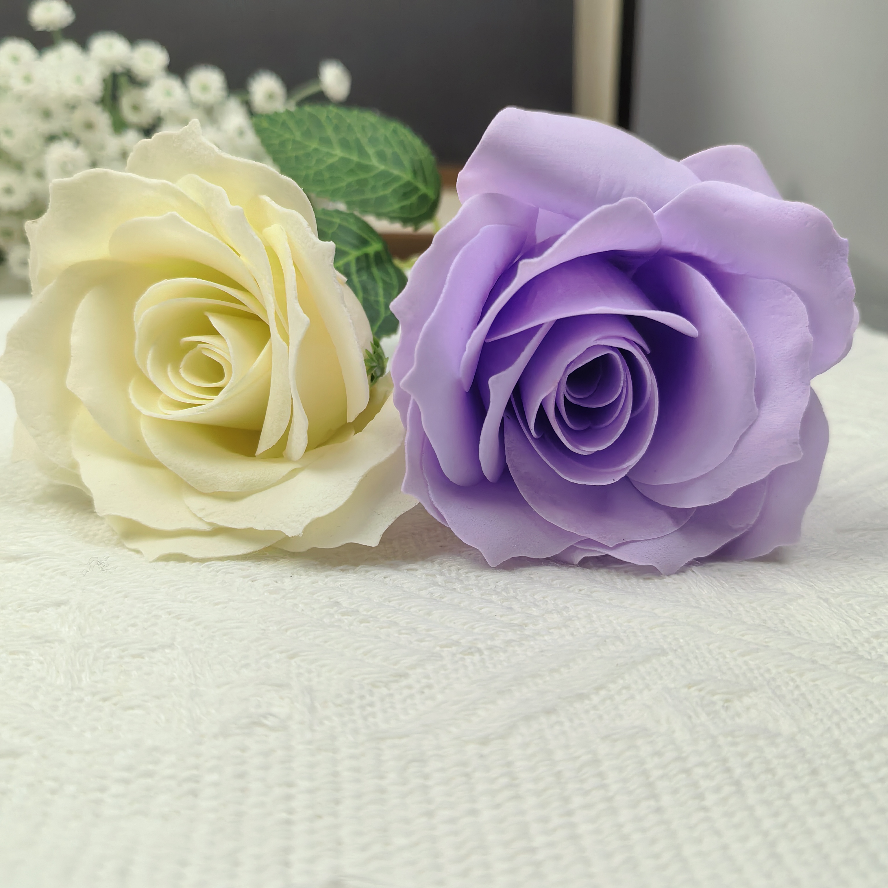 DIY Handmade Soap Flower Kit, Scented Rose Flower Craft Making Supplies for Home Decor &Gift