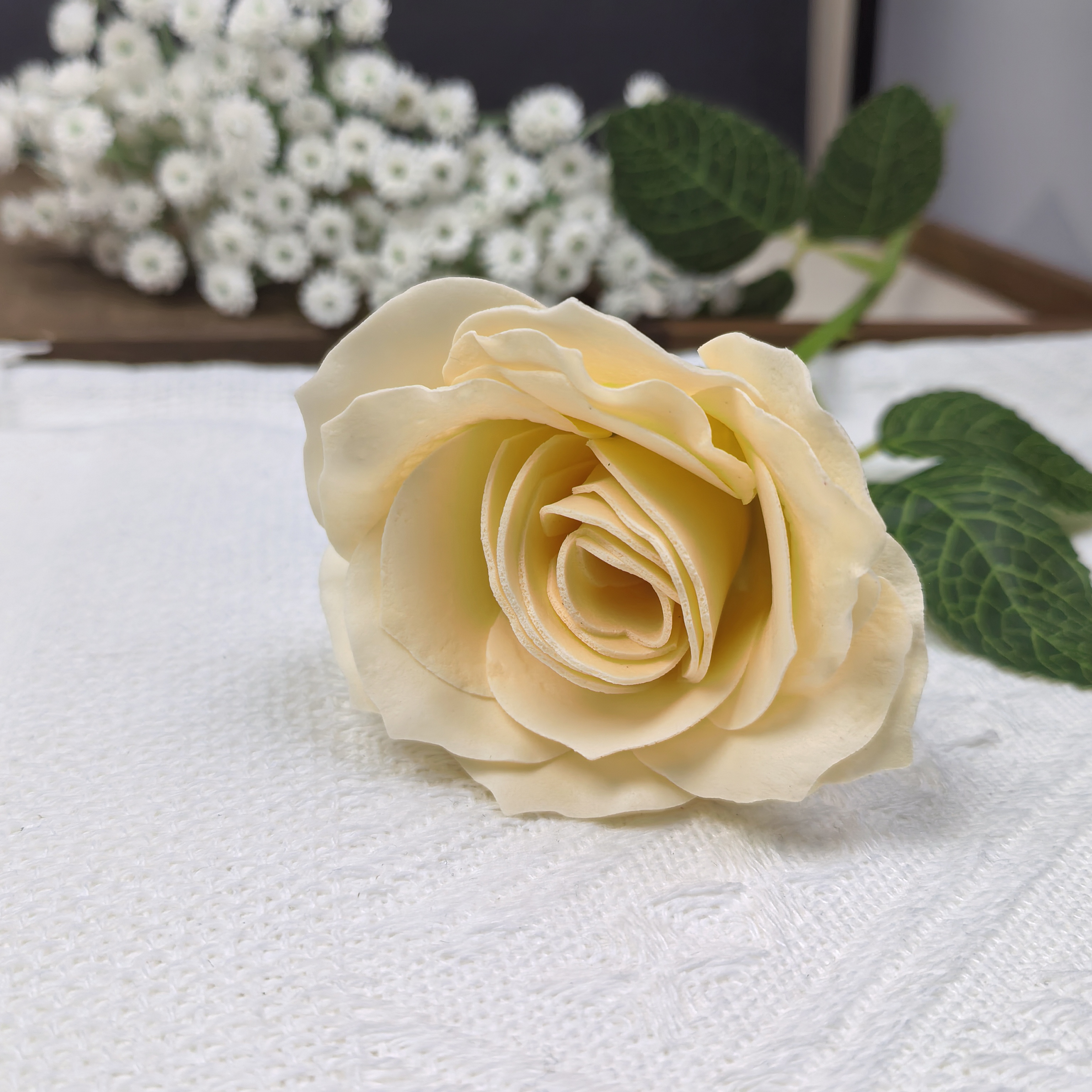 DIY Handmade Soap Flower Kit, Scented Rose Flower Craft Making Supplies for Home Decor &Gift