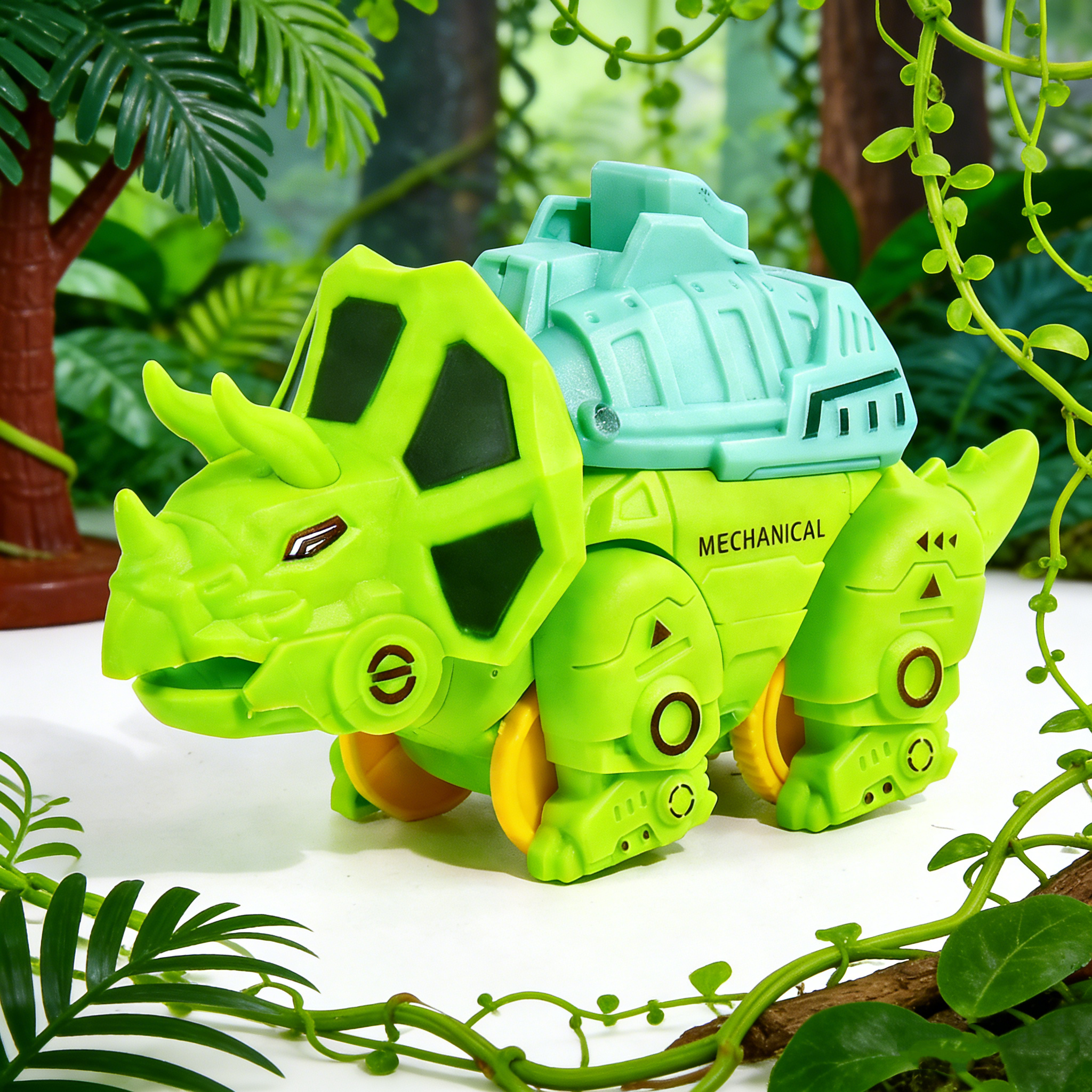 🦖 Push-Back Dinosaur Car