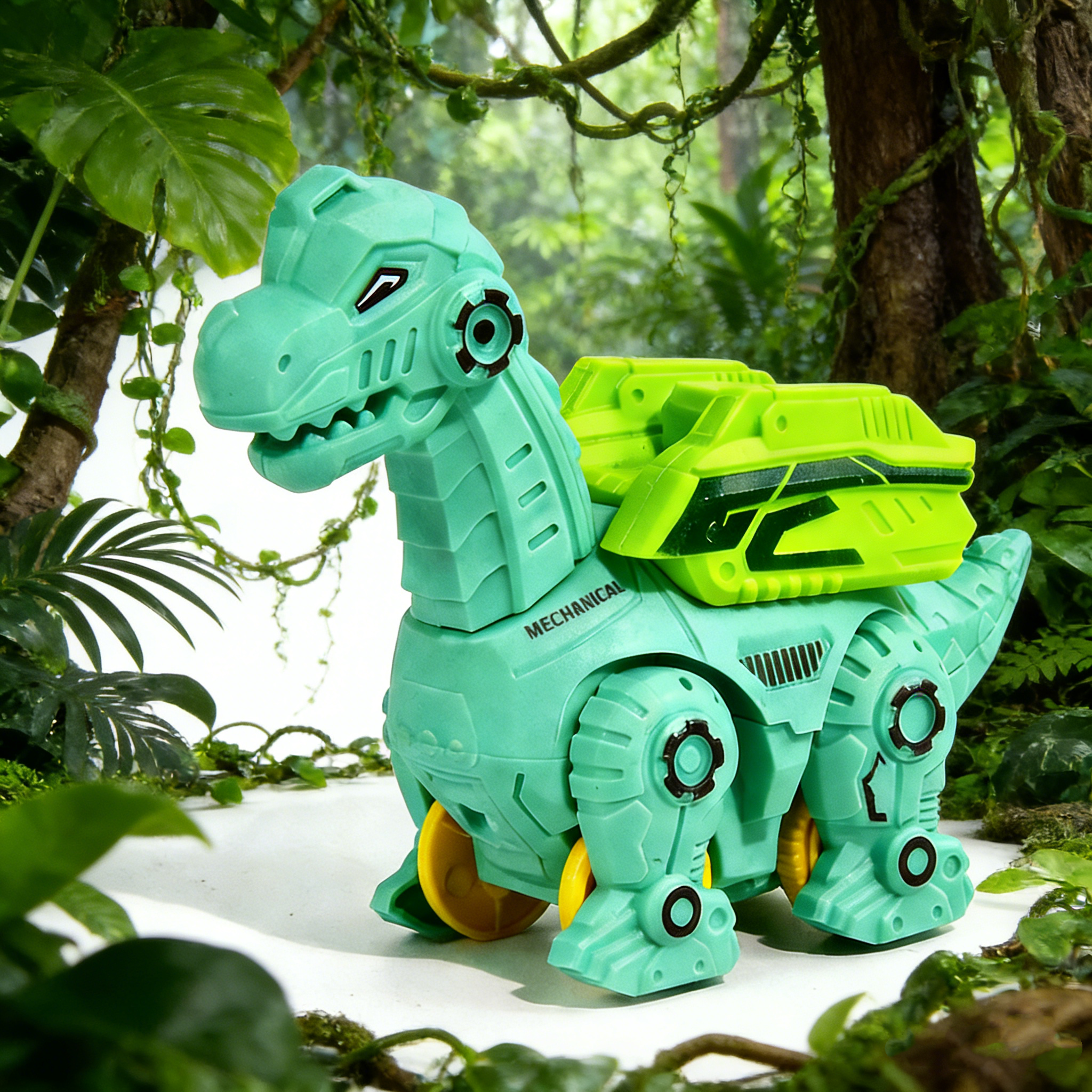 🦖 Push-Back Dinosaur Car