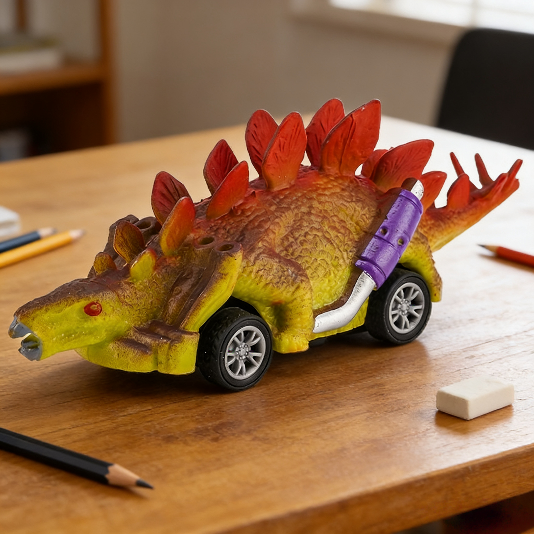 Dinosaur Pull-Back Battle Vehicles: Fun & Educational Toy Cars for Kids 🦖🚗