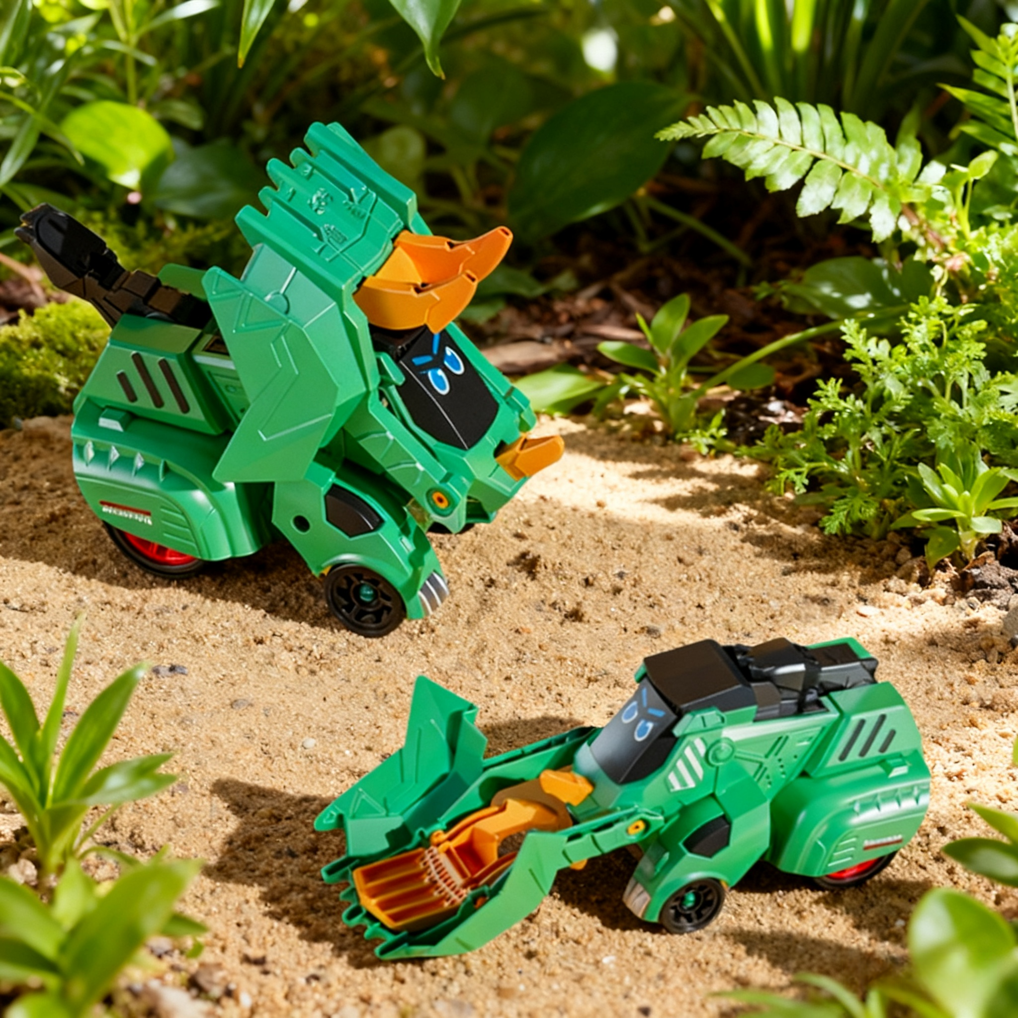 🦖Collision-Deforming Dinosaur Toy: Impact Transformation