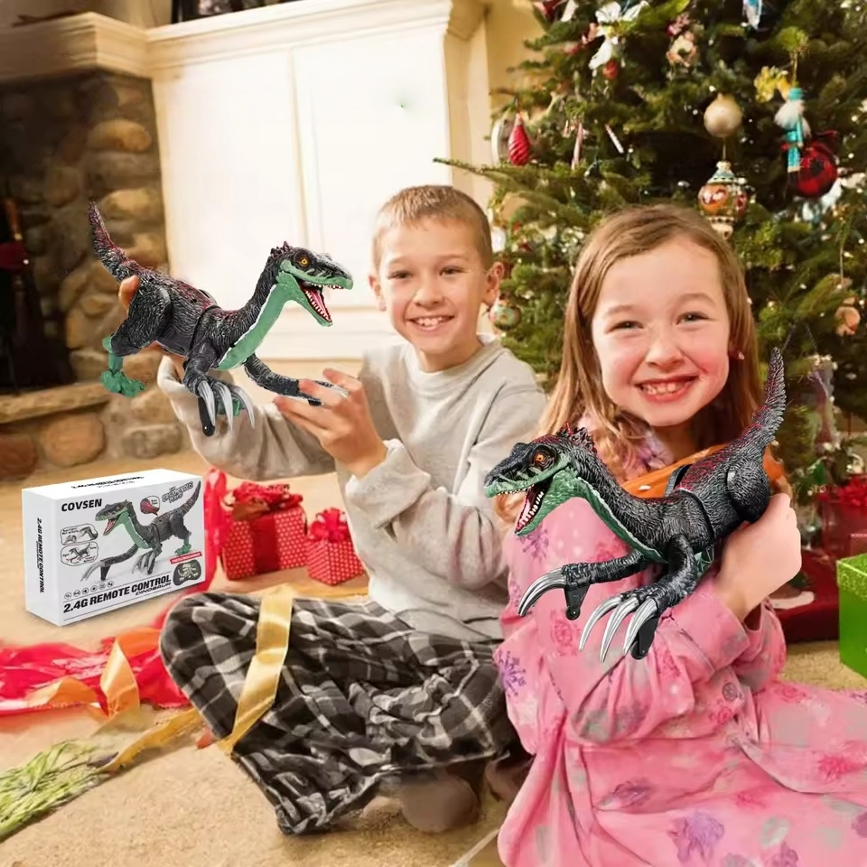 Remote Control Dinosaur Animal Toy，swift movement & water spray, gift for boys