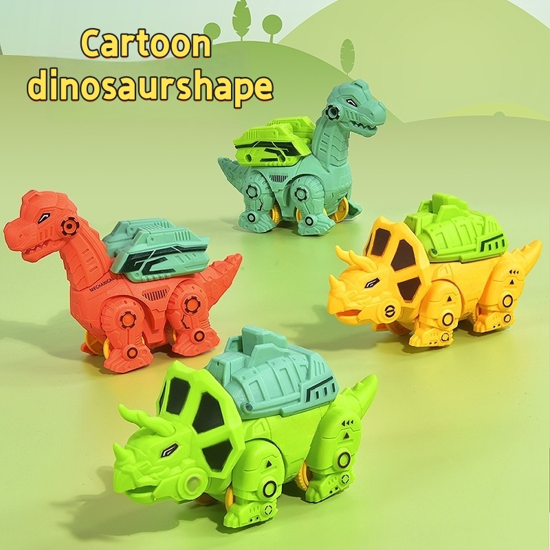 🦖 Push-Back Dinosaur Car