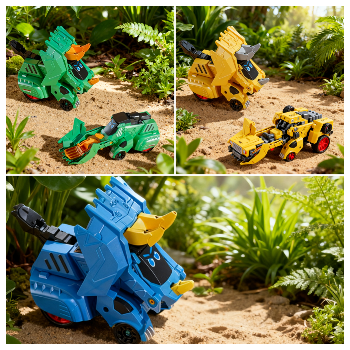 🦖Collision-Deforming Dinosaur Toy: Impact Transformation