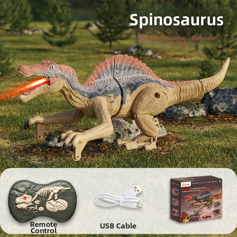 🦖Children's Remote-Controlled Velociraptor with Five-Way Sound and Light Simulation Toy