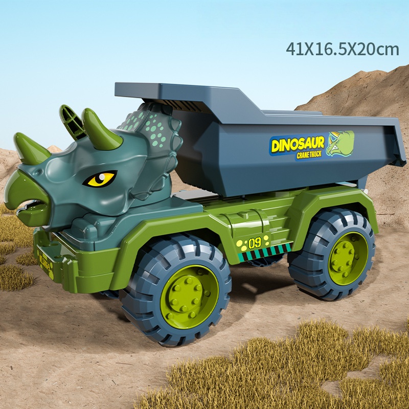 🔥(Buy 1 and get a 12-piece dinosaur kit) - Dinosaur Engineering Vehicle