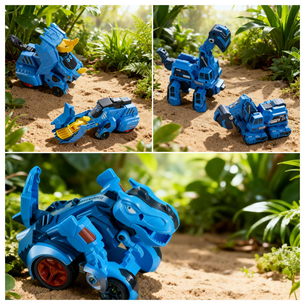 🦖Collision-Deforming Dinosaur Toy: Impact Transformation
