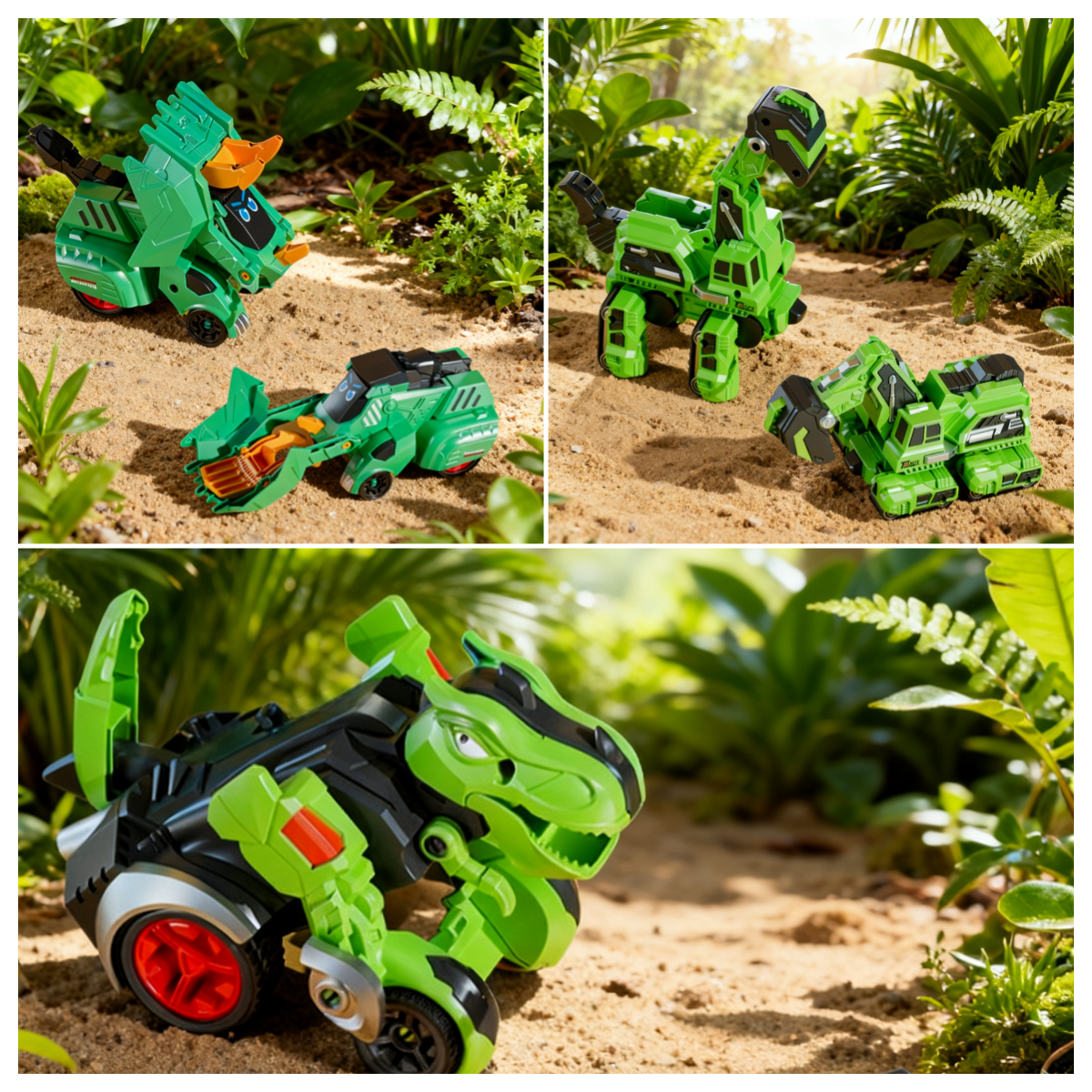 🦖Collision-Deforming Dinosaur Toy: Impact Transformation