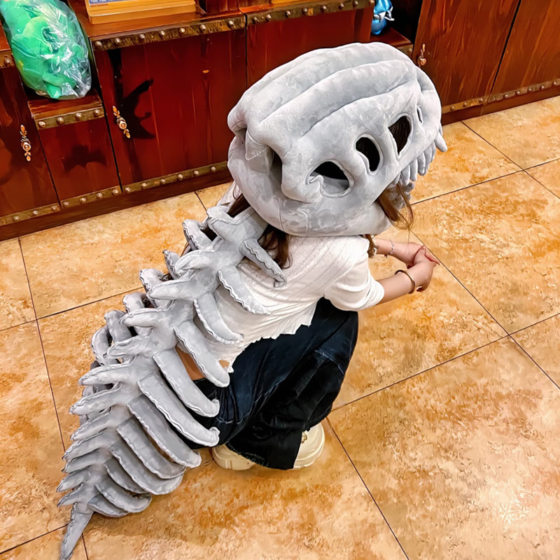 🦖🌟 Dinosaur Exoskeleton Kids' Costume with Silly Outfits
