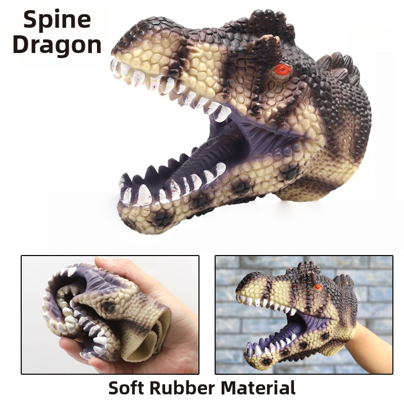 🦖Tyrannosaurus Rex Dinosaur Hand Puppet Boy Gift Role-Playing Game🎉