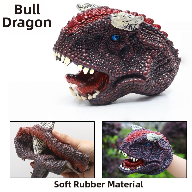 🦖Tyrannosaurus Rex Dinosaur Hand Puppet Boy Gift Role-Playing Game🎉