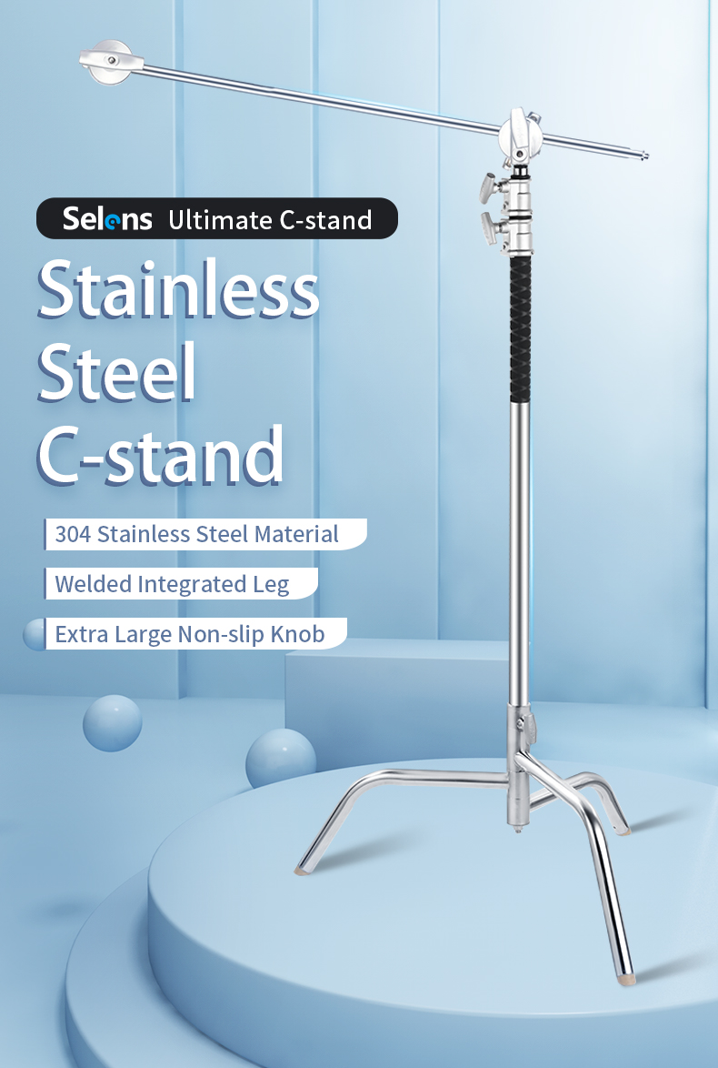 Stainless Steel C-Stand Grip Head & Arm || SLS136