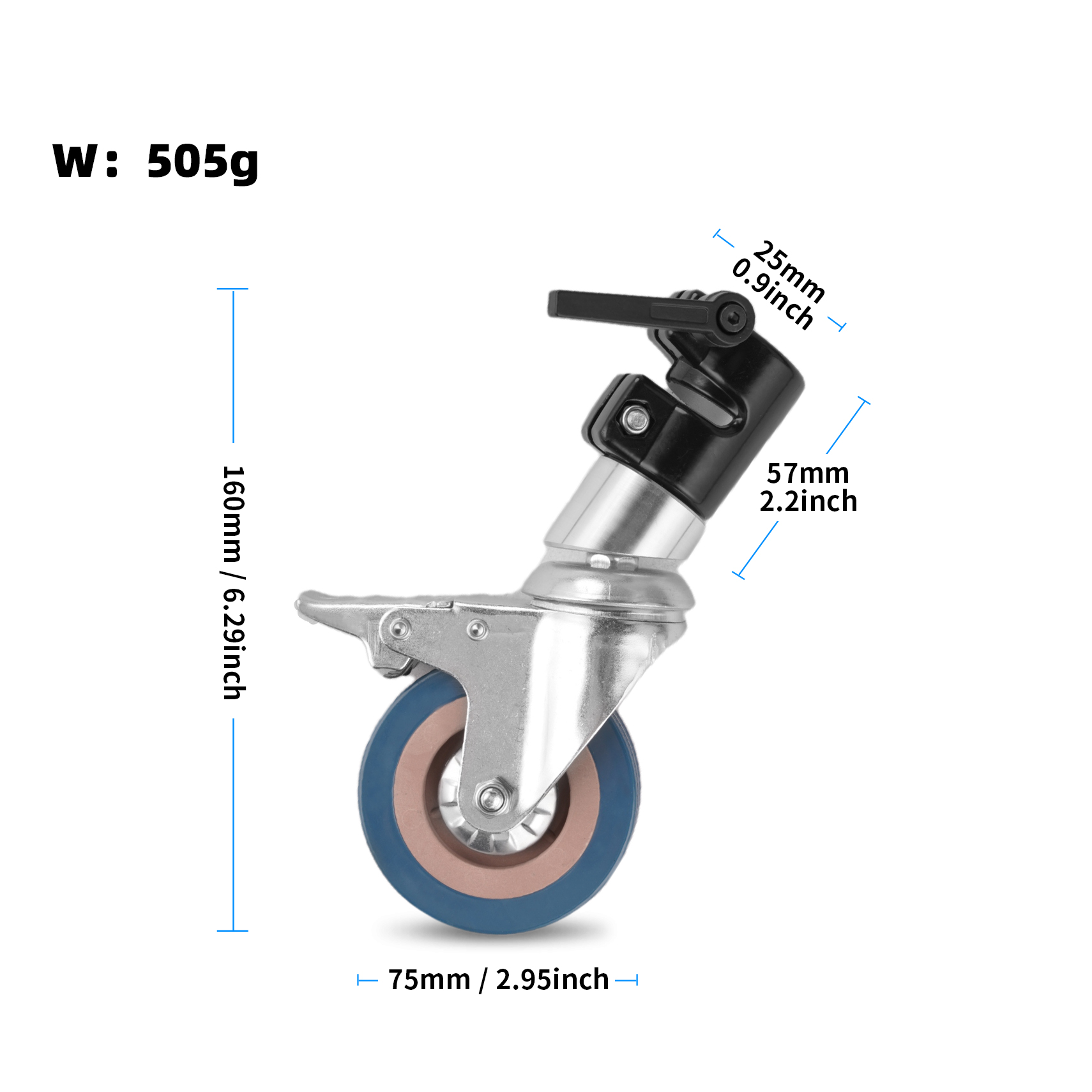 C-Stand Casters (3-Pack) Series || JL25 JL30