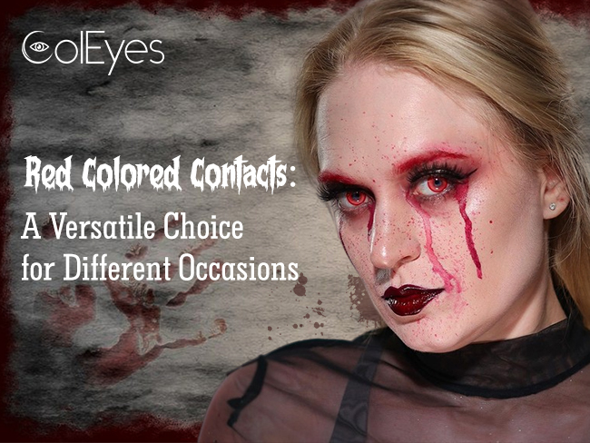 Red Colored Contacts: A Versatile Choice for Different Occasions