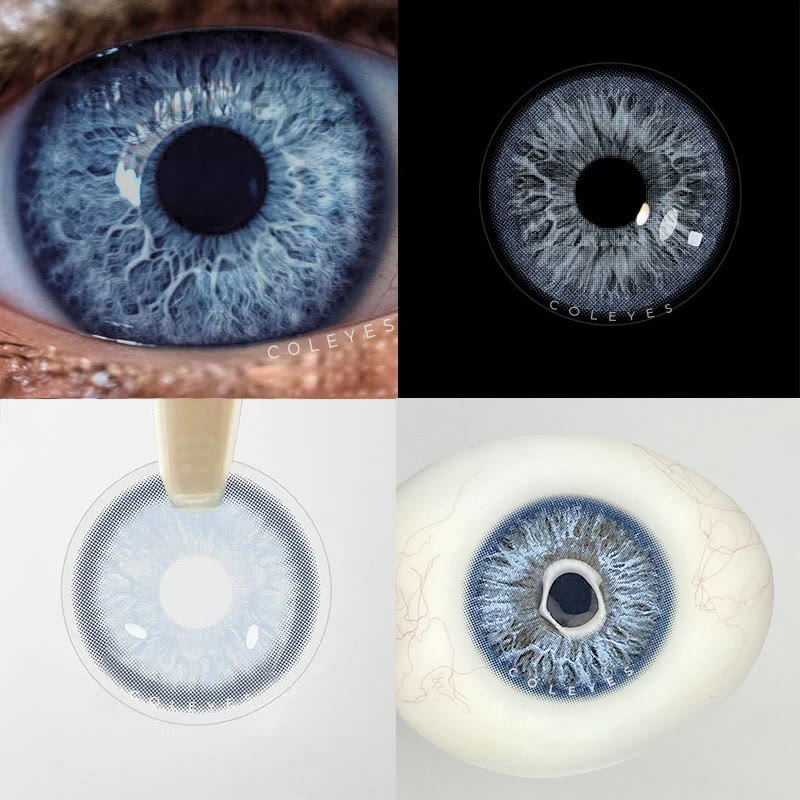 Coleyes K-Eyes Blue Yearly Prescription Colored Contacts - image 7
