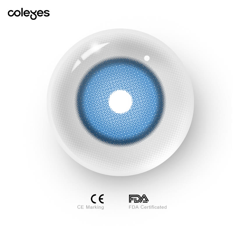 Coleyes Eclipse Blue Yearly Cosplay Colored Contacts - image 5
