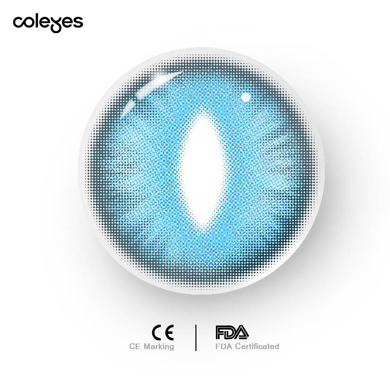Coleyes Dragon Soul Blue 1-Day Cosplay Colored Contacts - image 8