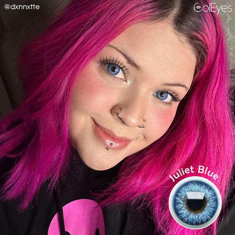 Coleyes Juliet Blue Yearly Prescription Colored Contacts - image 6