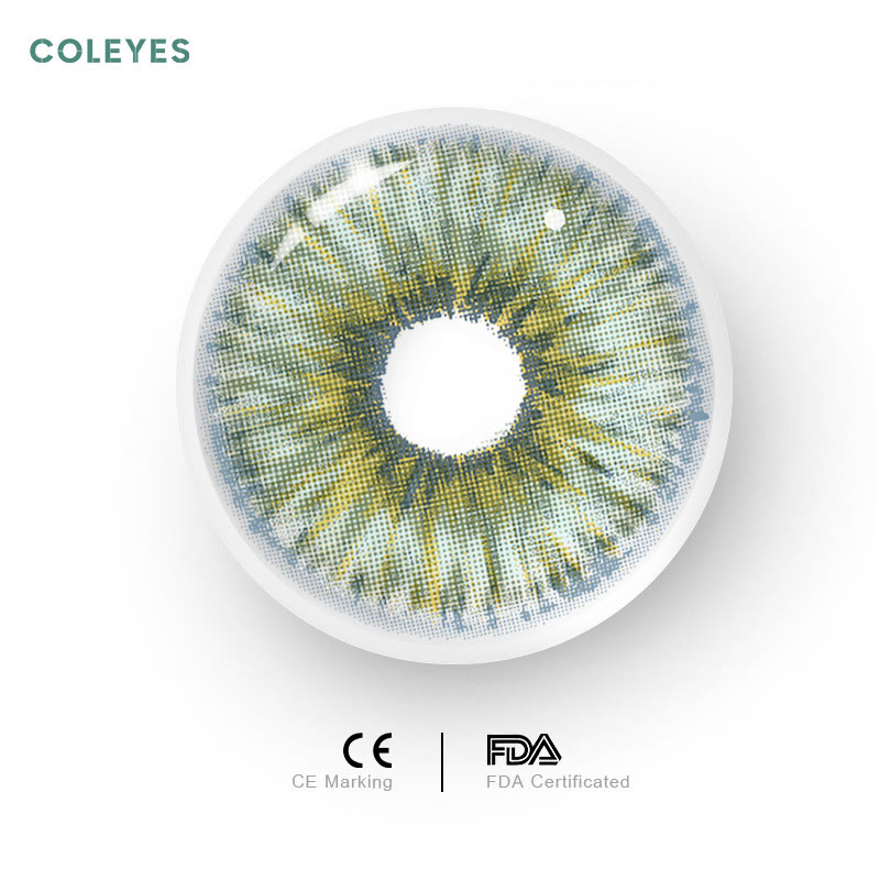 Coleyes Cybervision Green Yearly Prescription Colored Contacts - image 2