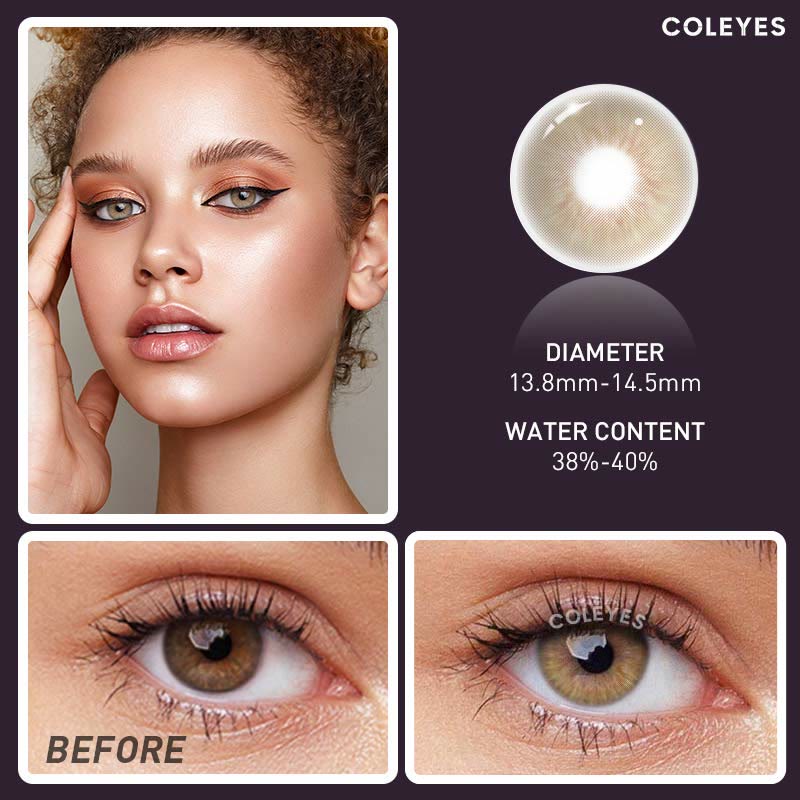 Coleyes Sin Brown Yearly Prescription Colored Contacts - image 13