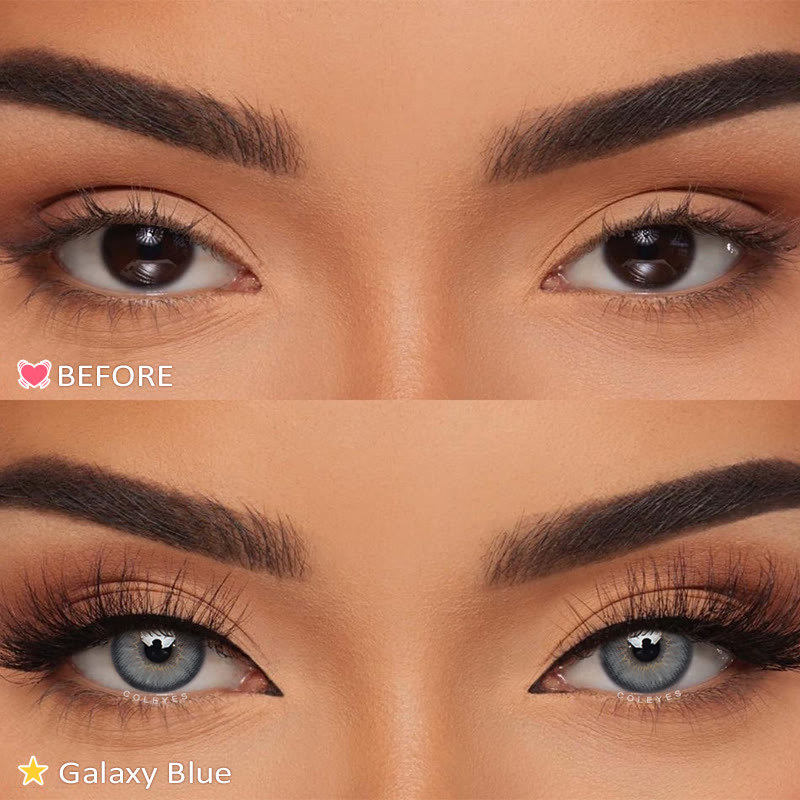 Coleyes Galaxy Grey Yearly Prescription Colored Contacts - image 5