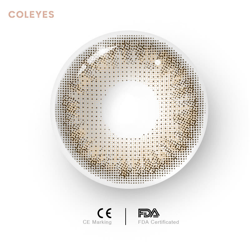 Coleyes Virtual Brown Yearly Prescription Colored Contacts - image 2