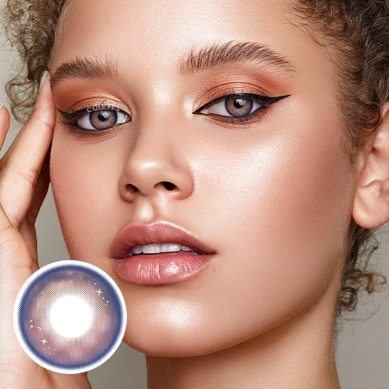 Coleyes Genshin Moon PinkBlue Yearly Prescription Colored Contacts - image 3
