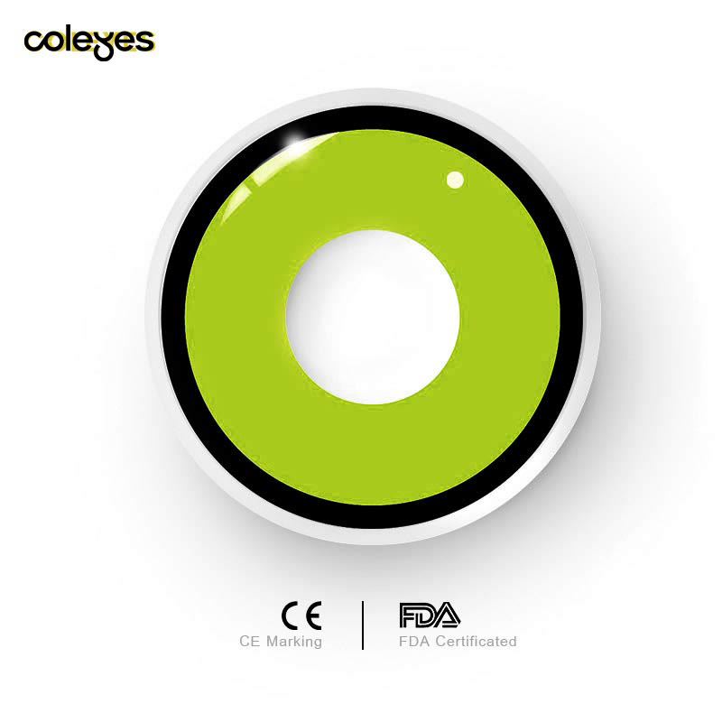 Coleyes Manson Yellow Yearly Cosplay Colored Contacts - image 4