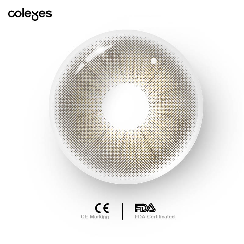 Coleyes Crystal Brown Yearly Prescription Colored Contacts - image 5
