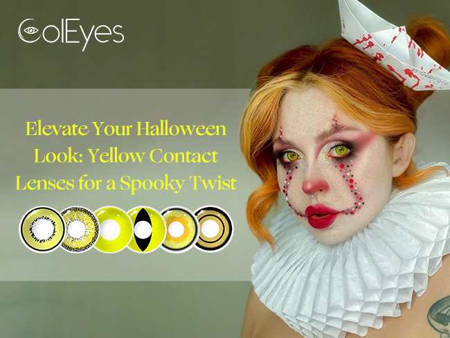 Elevate Your Halloween Look: Yellow Contact Lenses for a Spooky Twist