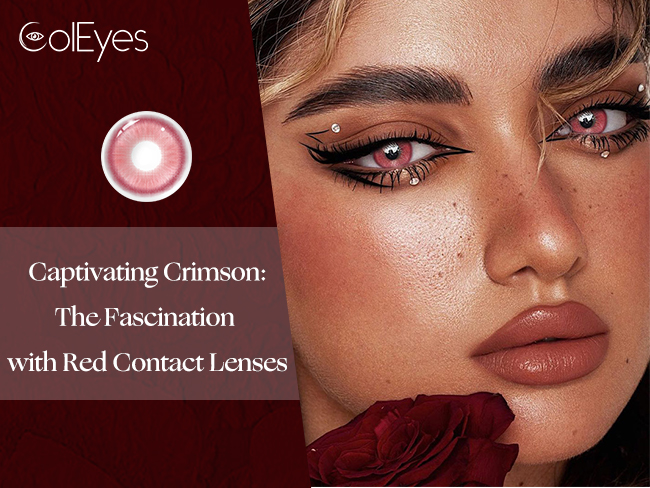Captivating Crimson: The Fascination with Red Contact Lenses