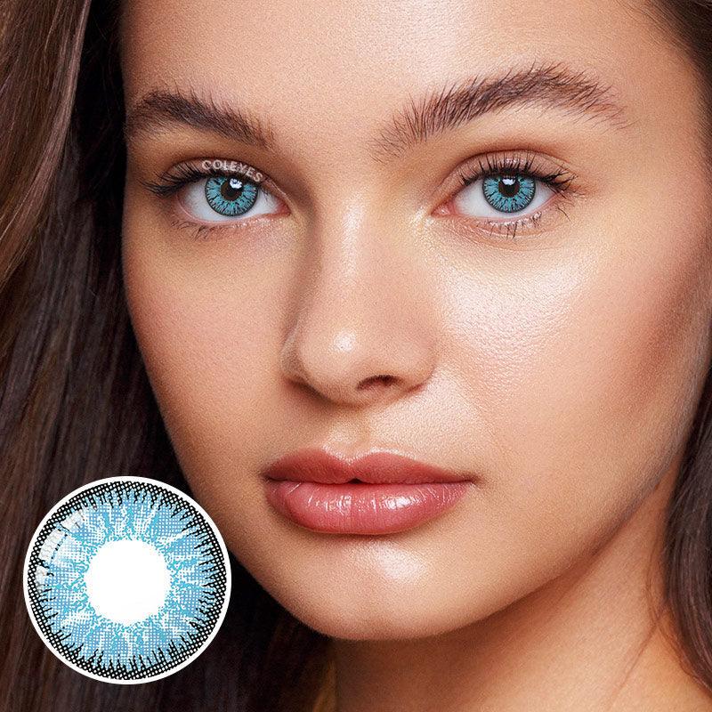 Coleyes Nonno Blue Prescription Yearly Colored Contacts - image 7
