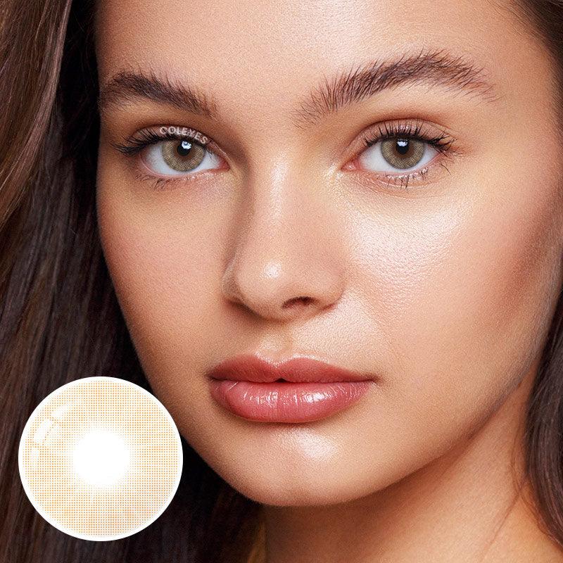 Coleyes Aurora Brown Yearly Prescription Colored Contacts - image 2