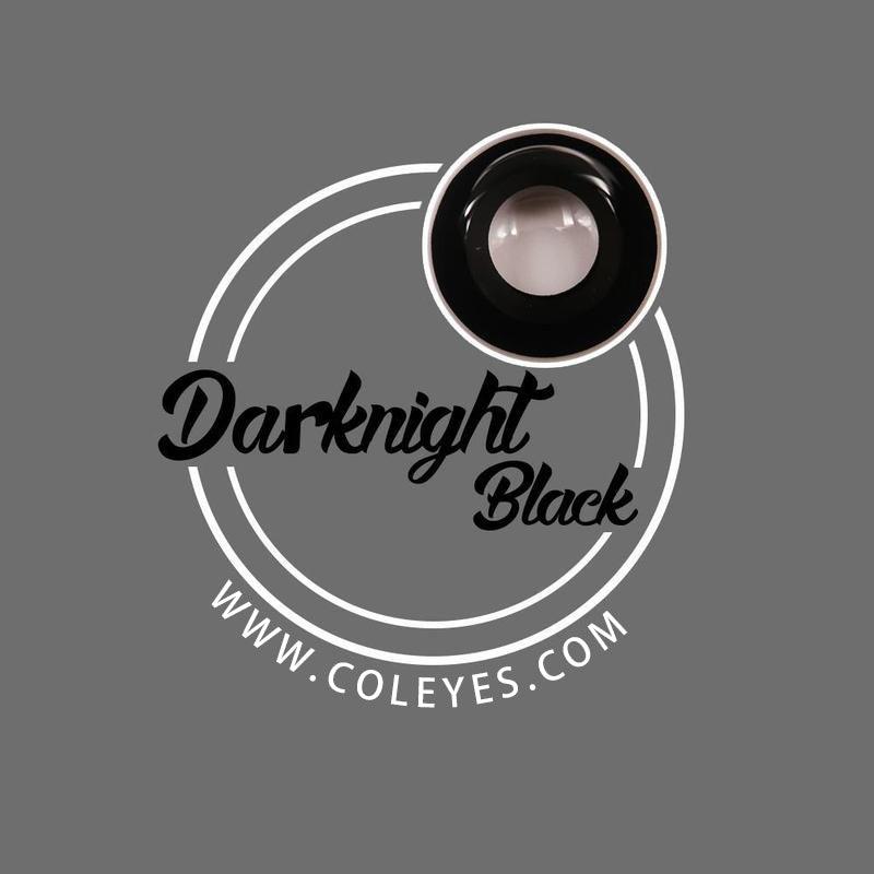 Coleyes Darknight Black Yearly Prescription Colored Contacts - image 7
