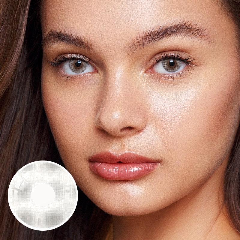 Coleyes Pearl LightGrey Yearly Prescription Colored Contacts - image 2