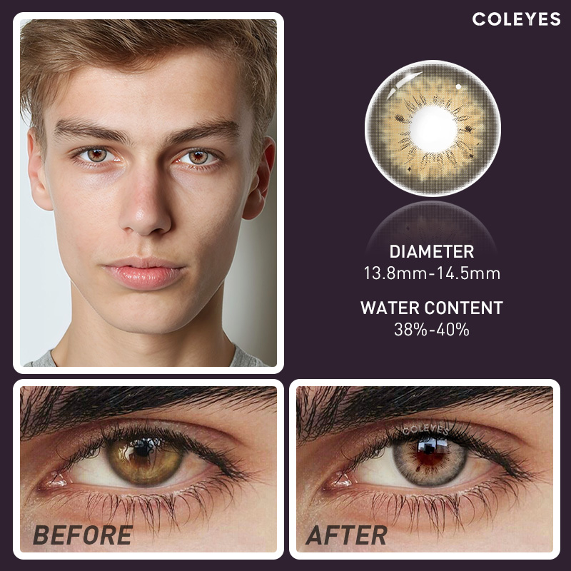 Coleyes Stunna Brown Men Colored Contacts - image 5