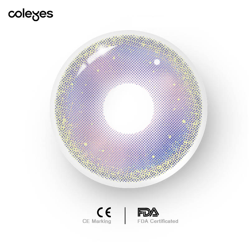 Coleyes Lovejoy Violet Yearly Prescription Colored Contacts - image 8