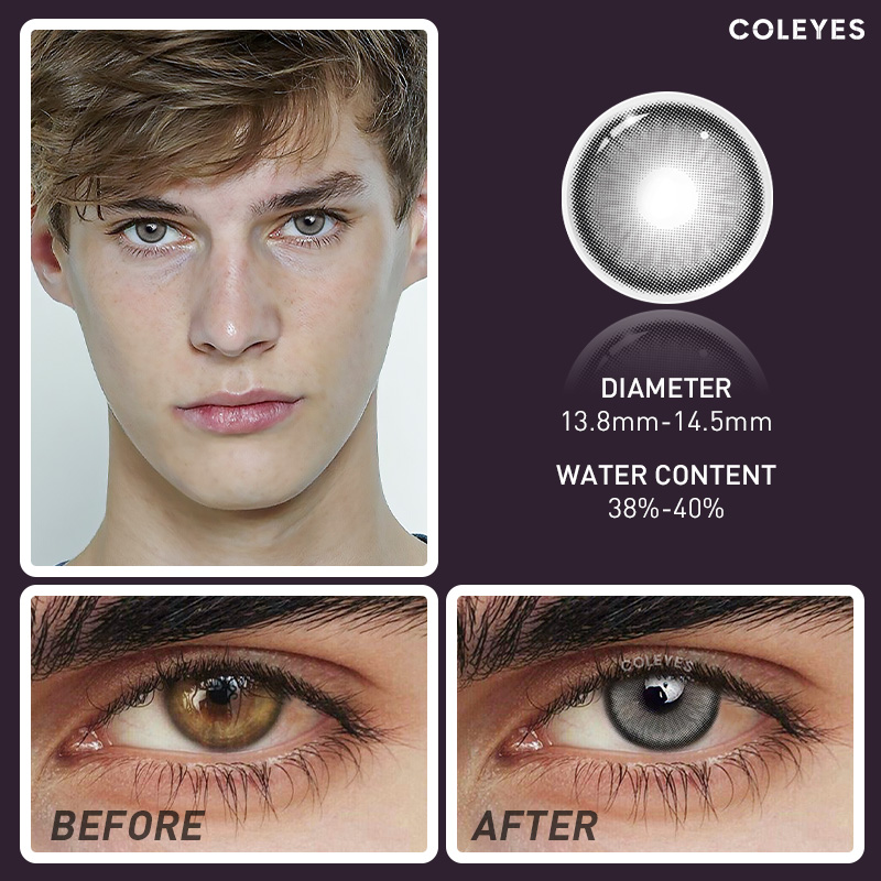 Coleyes Norko Grey Men Colored Contacts - image 6