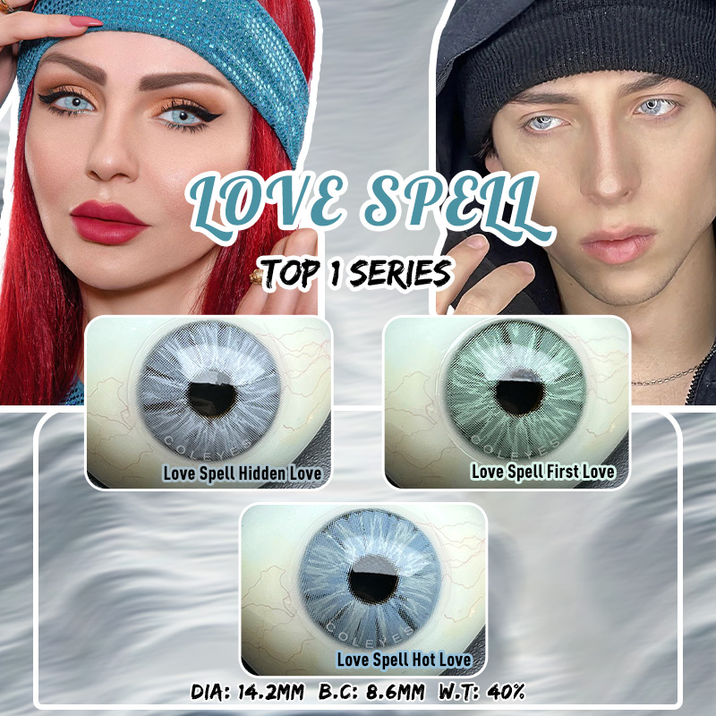 Coleyes Love Spell First Love Yearly Prescription Colored Contacts - image 13