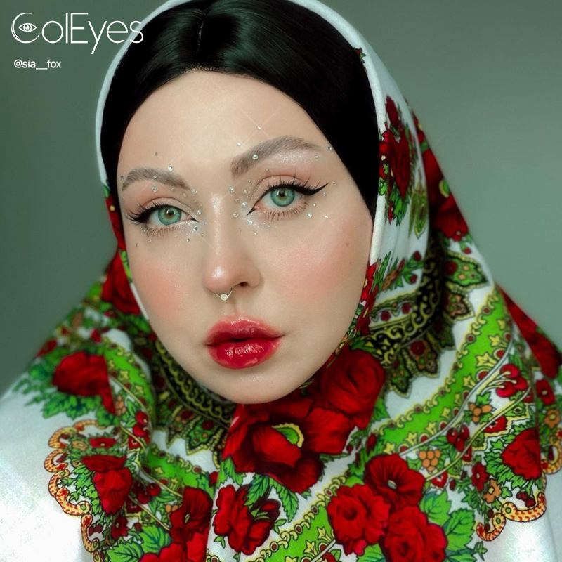 Coleyes Seattle Grey Blue Yearly Prescription Colored Contacts - image 6