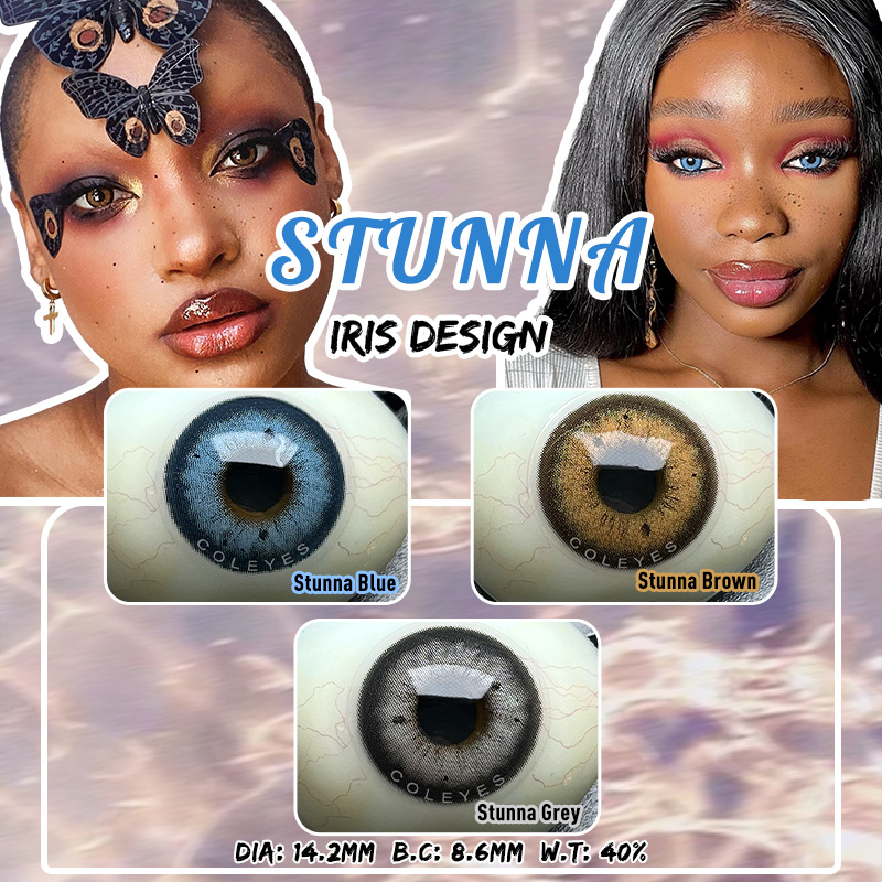 Coleyes Stunna Blue Yearly Prescription Colored Contacts - image 11
