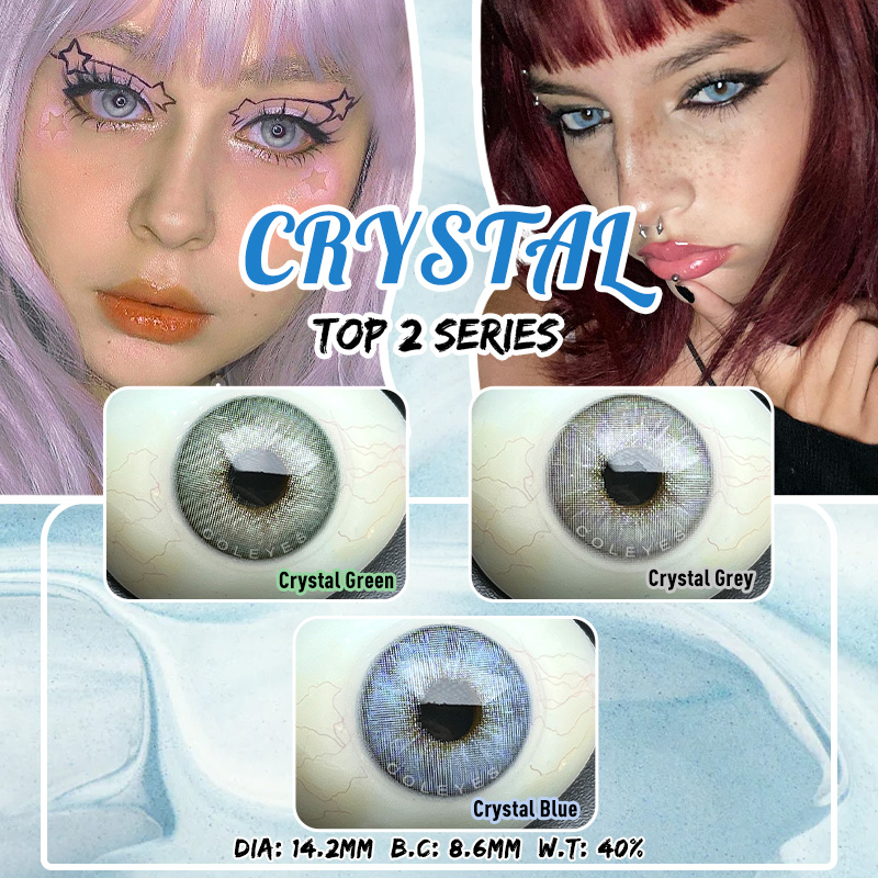 Coleyes Crystal Blue Men Colored Contacts - image 8