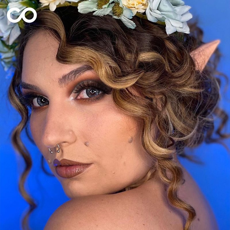 Coleyes Leopard Blue Yearly Prescription Colored Contacts - image 5