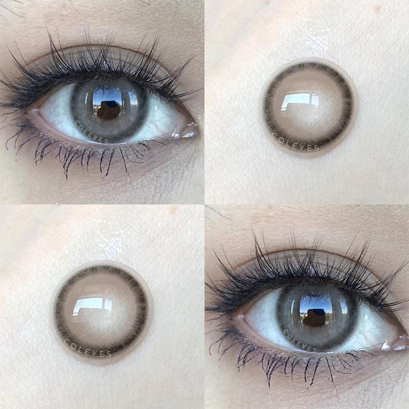 Coleyes Hybrid Grey Black Yearly Colored Contacts - image 4