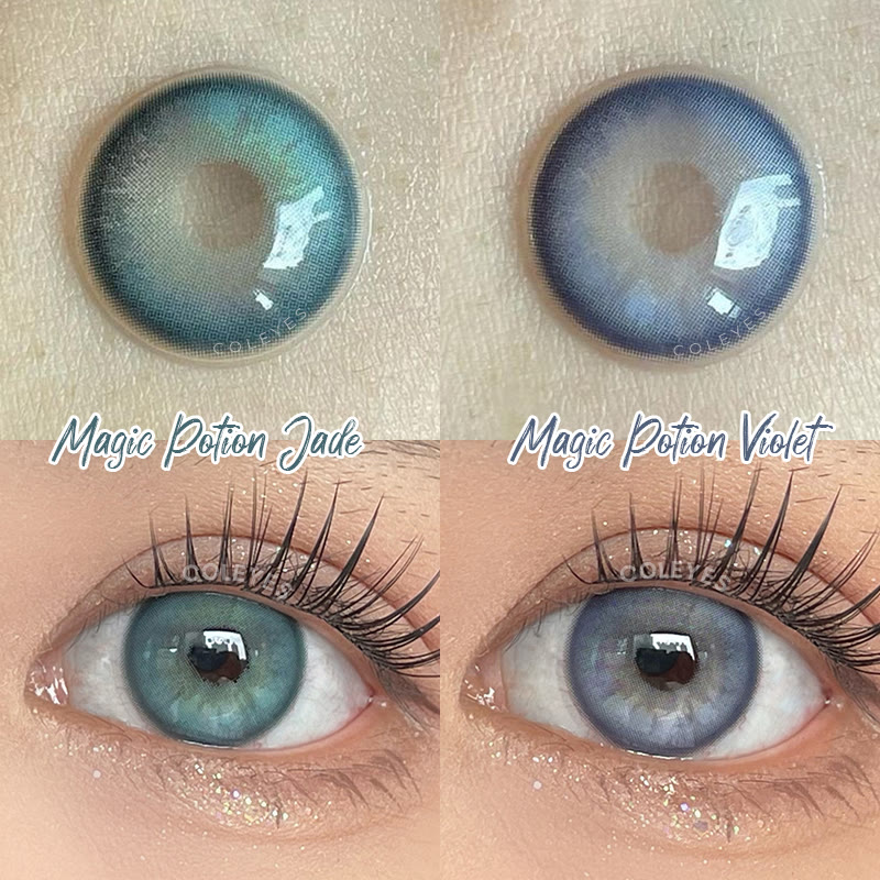 Coleyes Magic Potion Jade Prescription Yearly Colored Contacts - image 12